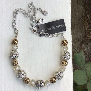Scroll & Vine Necklace